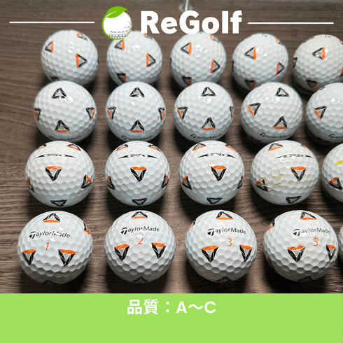【中古】 【送料無料】 ロストボール テーラーメイド TP5x Pix ホワイト 2019年モデル 20球 ACランク リゴルフ